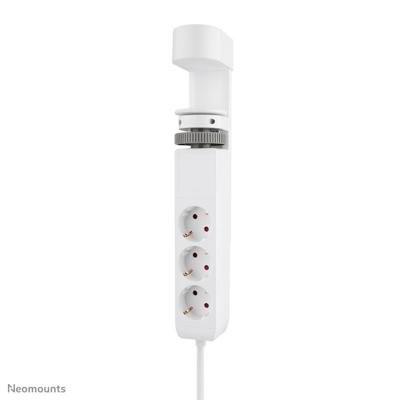 Neomounts ds22-840wh6 desk socket with clamp, 1.4 m, indoor, type f, plastic, white, power delivery