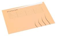 Vouwmap secolor tabrand a4 recy karton 250gr be