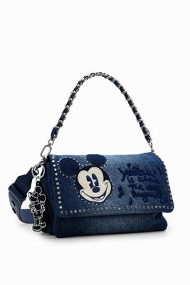 Denim schoudertas Mickey Mouse M - BLUE - U