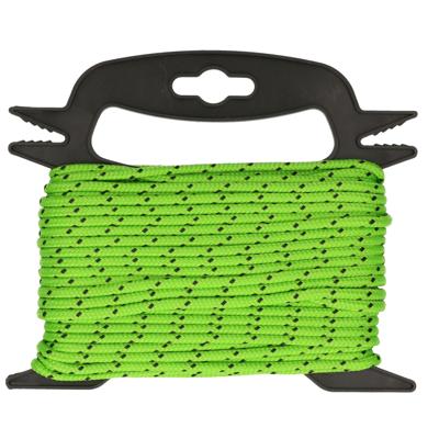 Pro Plus scheerlijn lichtgevend - 20 meter - fluor groen - haspel - 4 mm dikte - kamperen