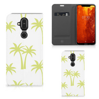 Nokia 8.1 Smart Cover Palmtrees - thumbnail