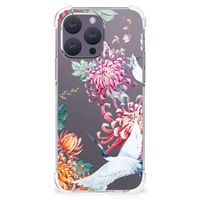 iPhone 15 Pro Max Case Anti-shock Bird Flowers