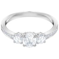 Swarovski Ring 5448872 Attract Trilogy zilverkleurig Maat 50 - thumbnail
