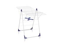 LEIFHEIT 81408 Essiccatore su piedini di apertura a chiusura semiautomatica 20 metri CLASSIC 200 Flex bianco e blu