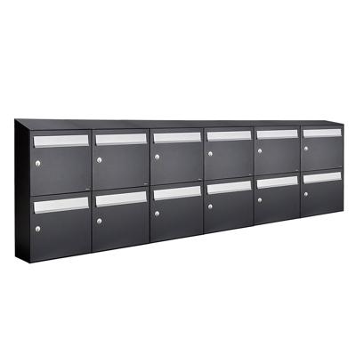 Allux Flow Set 6-Breed, 2-Hoog Met Dak Zwart - 40040070_6x2d