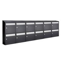 Allux Flow Set 6-Breed, 2-Hoog Met Dak Zwart - 40040070_6x2d