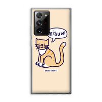 Miauw: Samsung Galaxy Note 20 Ultra / Note 20 Ultra 5G Transparant Hoesje