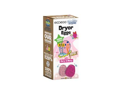 Ecoegg Wasdrogerballen - spongebob - gary & mary - geurvrij - 2 stuks