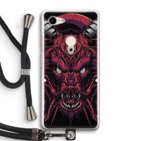 Hell Hound and Serpents: Pixel 3 Transparant Hoesje met koord