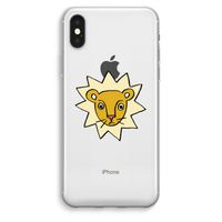Kleine leeuw: iPhone XS Max Transparant Hoesje