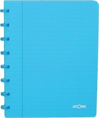 Atoma Trendy schrift, ft A5, 144 bladzijden, commercieel geruit, transparant turkoois