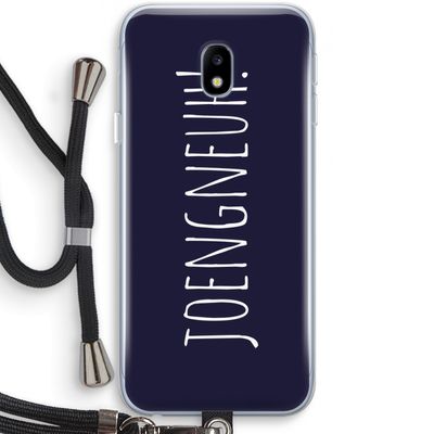 Joengneuh!: Samsung Galaxy J3 (2017) Transparant Hoesje met koord