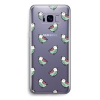 Vogeltjes: Samsung Galaxy S8 Transparant Hoesje