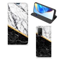 Xiaomi Mi 10T | 10T Pro | Standcase | Marmer Wit Zwart - Origineel Cadeau Man
