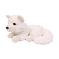 Knuffeldier Poolvos - zachte pluche stof - wit - premium kwaliteit knuffels - 20 cm