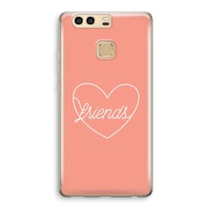 Friends heart: Huawei P9 Transparant Hoesje