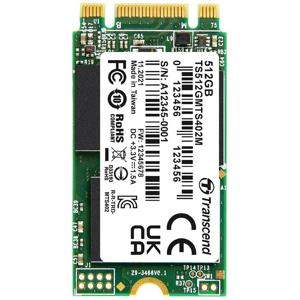 Transcend MTS402M 256 GB NVMe/PCIe M.2 SSD 2242 harde schijf SATA III Industrial TS256GMTS402M