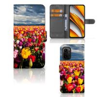 Poco F3 | Xiaomi Mi 11i Hoesje Tulpen | Portemonnee hoesje