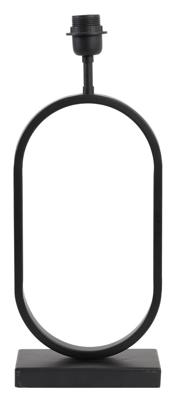 Light & Living Tafellamp 'Jamiri' 45cm, kleur Mat Zwart (excl. kap)