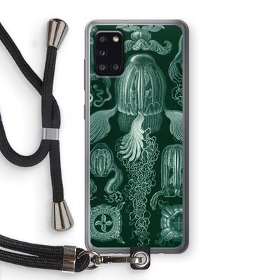Haeckel Cubomedusae: Samsung Galaxy A31 Transparant Hoesje met koord
