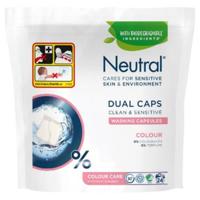 Neutral Neutral Washing Dual Caps 24pcs Colour Clean & Sensitive Biodegradable 24 stuks