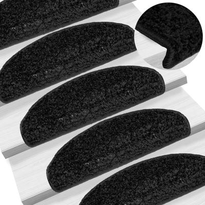 VidaXL Trapmatten 10 st 65x21x4 cm zwart
