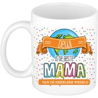 Naam mok mama Dewi - wit - de beste - keramiek - 300 ml - Moederdag/verjaardag Naam mok mama Dewi - wit - de beste - keramiek - 300 ml - Moederdag/verjaardag