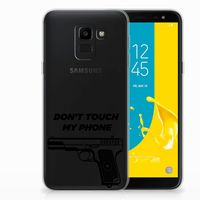 Samsung Galaxy J6 2018 Silicone-hoesje Pistol DTMP - thumbnail