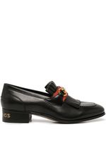 Gucci mocassins en cuir à mors métallique - Noir