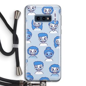 Gezichtjes: Samsung Galaxy S10e Transparant Hoesje met koord