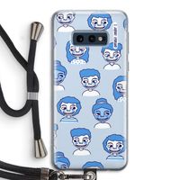 Gezichtjes: Samsung Galaxy S10e Transparant Hoesje met koord