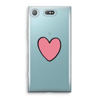 Hartje: Sony Xperia XZ1 Compact Transparant Hoesje