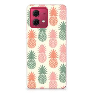 Motorola Moto G84 Siliconen Case Ananas