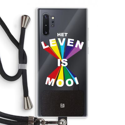 Het Leven Is Mooi: Samsung Galaxy Note 10 Plus Transparant Hoesje met koord