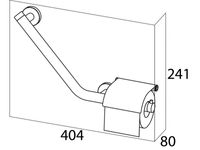 Veiligheidsgreep met Toiletrolhouder Tiger Boston Comfort en Safety Rechts RVS - thumbnail