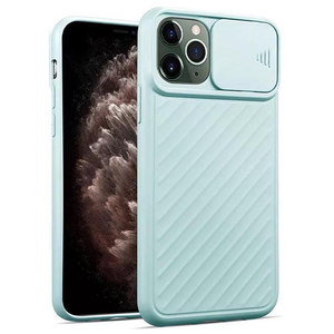 iPhone 11 Pro Max hoesje - Backcover - Camerabescherming - TPU - Lichtblauw