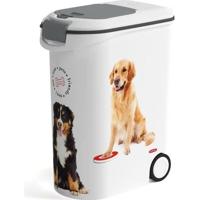 CURVER Love huisdieren Kroketten container 20 Kg - Wit - Voor hond CURVER Love huisdieren Kroketten container 20 Kg - Wit - Voor hond