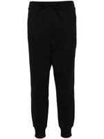 Y-3 pantalon de jogging à logo imprimé - Noir