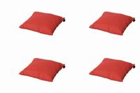 Kussen 45 x 45 baksteenrood piping Panama baksteenrood (4 stuks) Madison - Madison