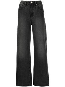 Armani Exchange jean ample à taille haute - Noir