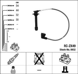 Bougiekabelset RCZX49