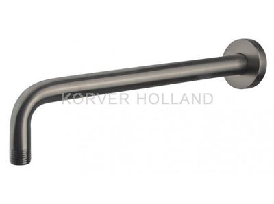Wiesbaden luxe douche-arm rond muurbev. 35cm gunmetal
