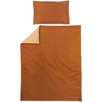 Meyco dekbedovertrek ledikant uni camel warm sand Maat Meyco dekbedovertrek ledikant uni camel warm sand Maat