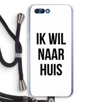Ik wil naar huis: Honor 10 Transparant Hoesje met koord