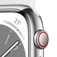 Apple Watch S8 STS 41mm Silver (Sportband White) LTE iOS - thumbnail