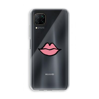 Kusje: Huawei P40 Lite Transparant Hoesje