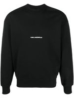 Karl Lagerfeld sweat à logo imprimé - Noir