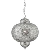 Searchlight Marokaanse stijl hanglampFretwork RVS - 9221-1SS