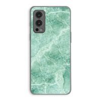 Groen marmer: OnePlus Nord 2 5G Transparant Hoesje