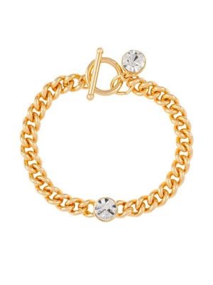Susan Caplan Vintage bracelet chaîne à ornements en cristal (années 1990)